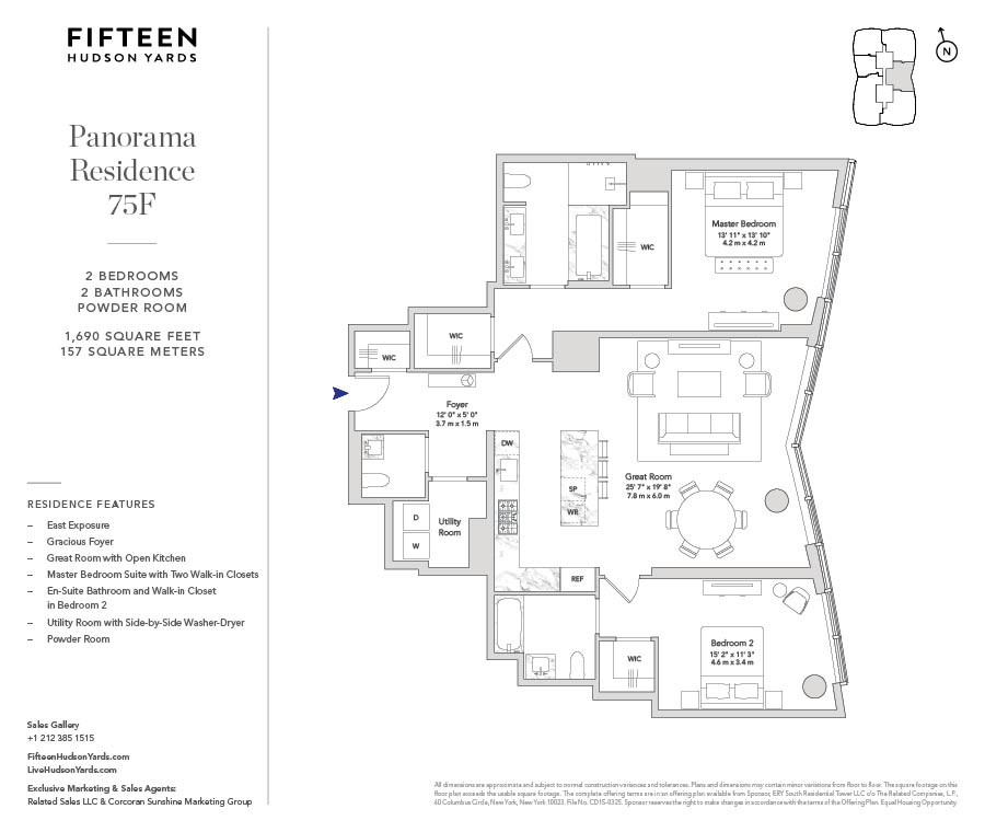 15 Hudson Yards, Apt 75f, Hudson Yards, 10001 ELIKA New York