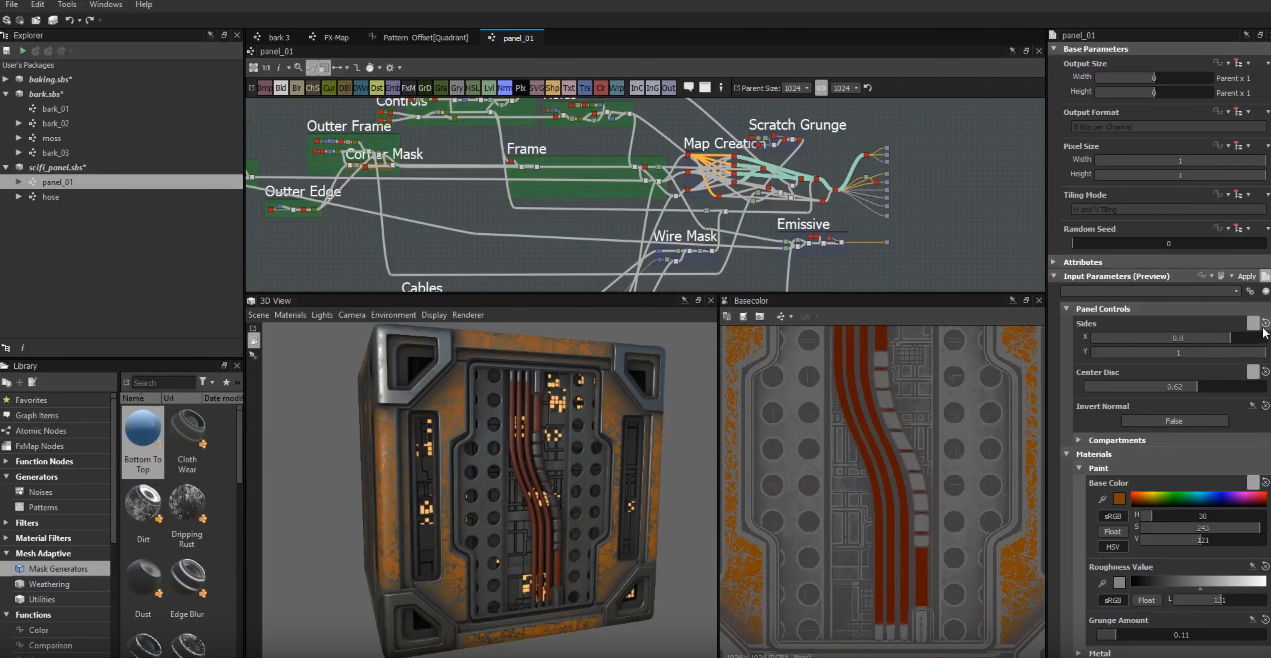 Substance Designer 2017.1 les nouveautés en vidéo