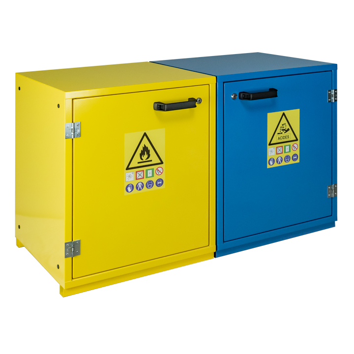 2 door underbench safety for acids and flammables Ecosafe