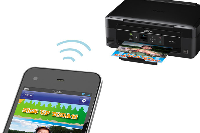 Epson Expression Home XP300 SmallinOne AllinOne Printer Inkjet