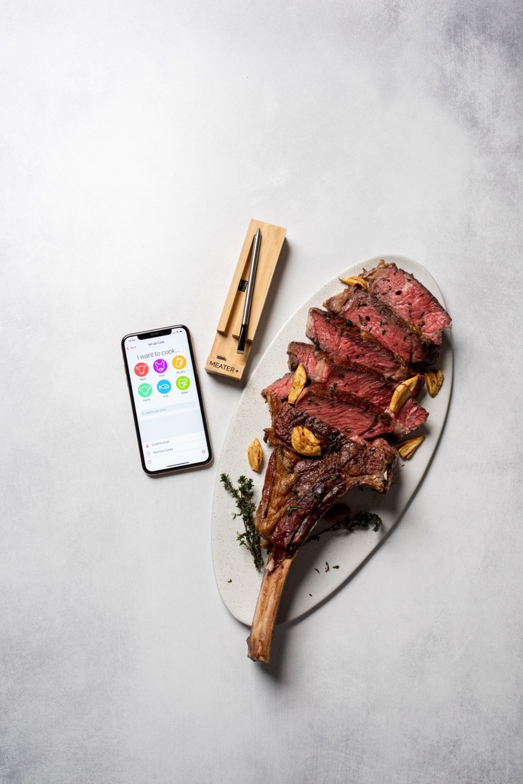 This Father's Day save 10 off the MEATER Plus smart wireless meat