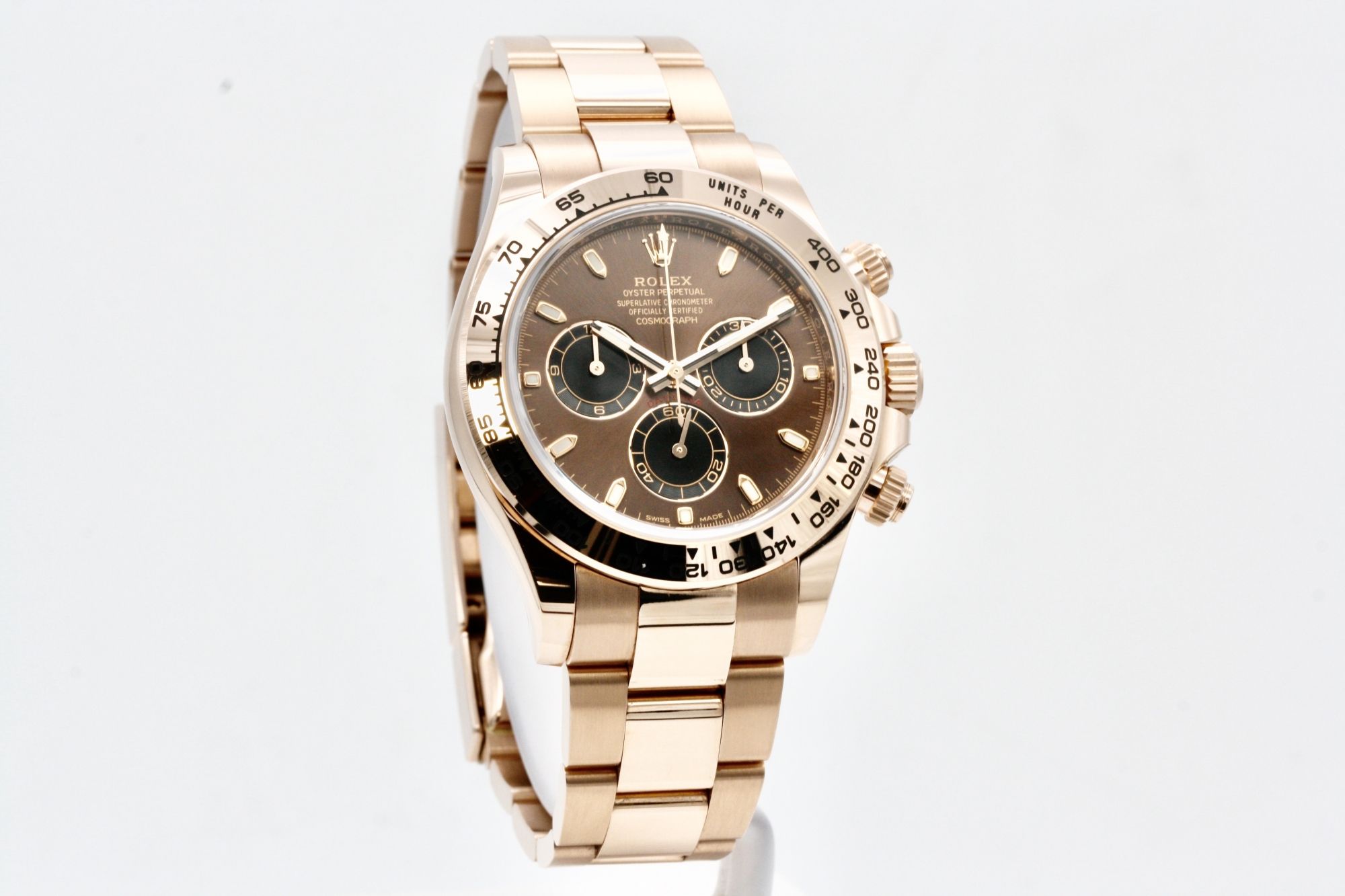 Rolex Daytona In 18k Pink Everose Brown Gold Chocolate Dial Full Set 2021 116505 2021 Monacowatch