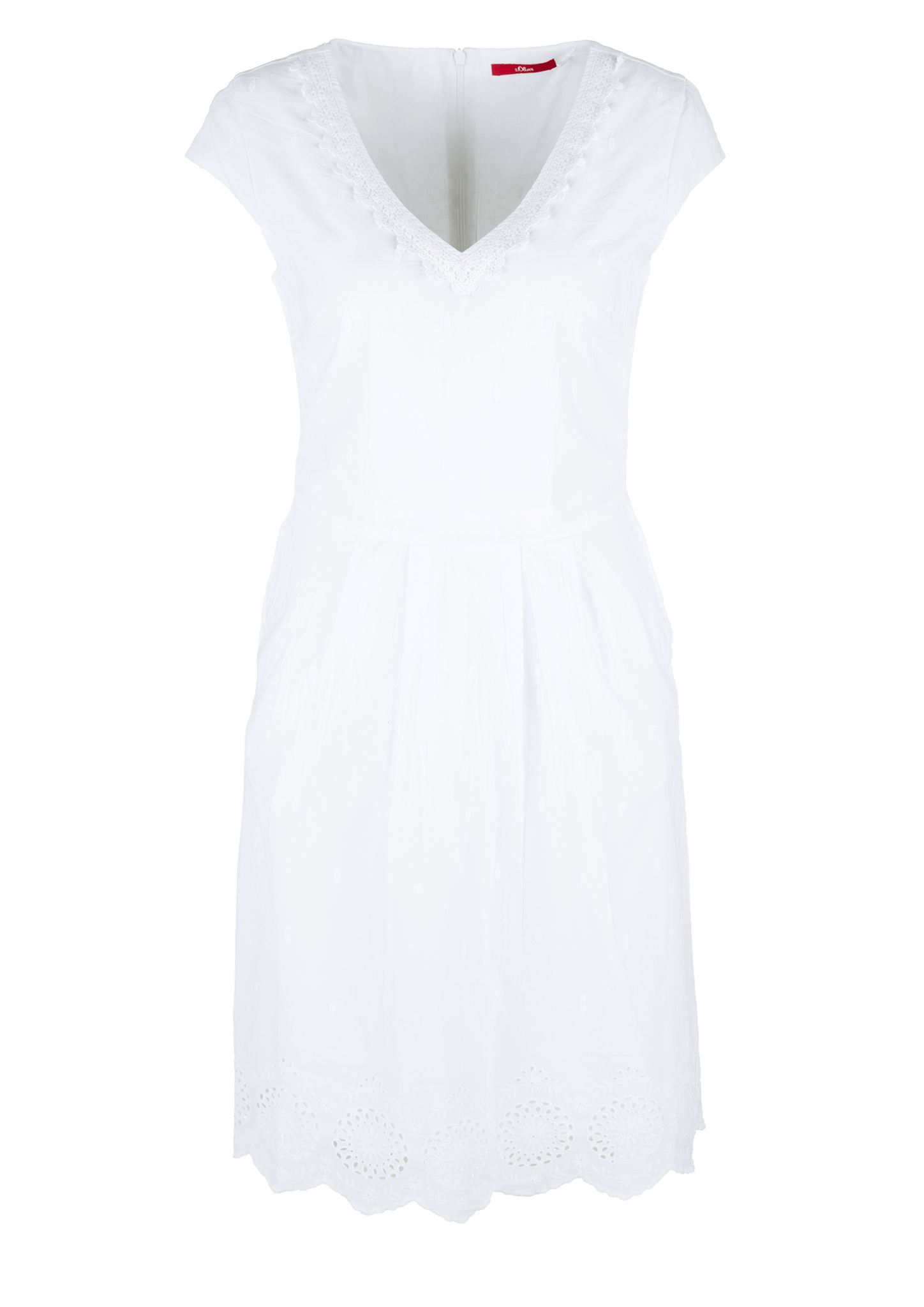 s.Oliver Casual Women ChambrayKleid mit Lochstickerei Neu eBay
