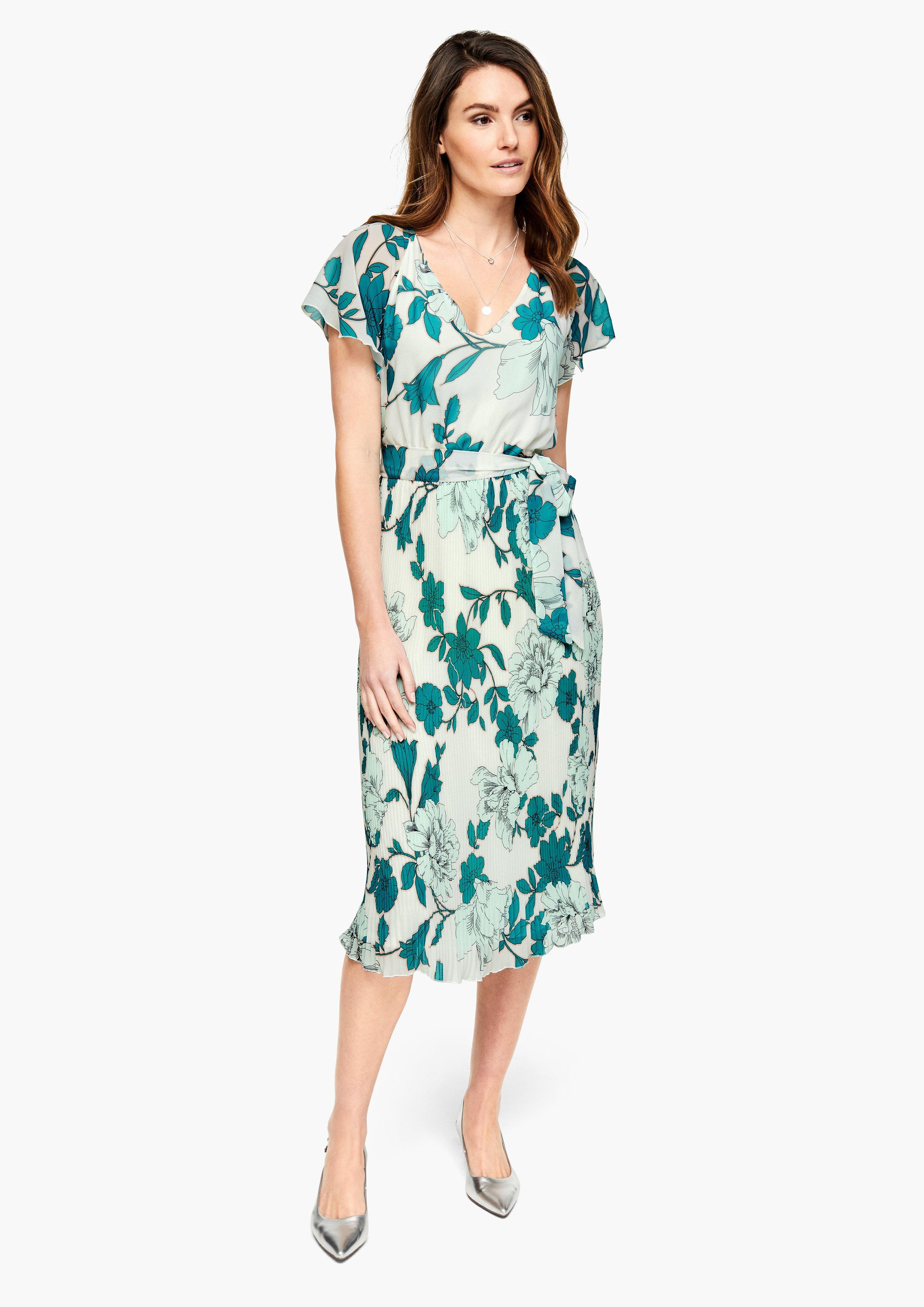 s.Oliver BLACK LABEL Premium ACC Women Kleid mit Crêpestruktur Neu eBay