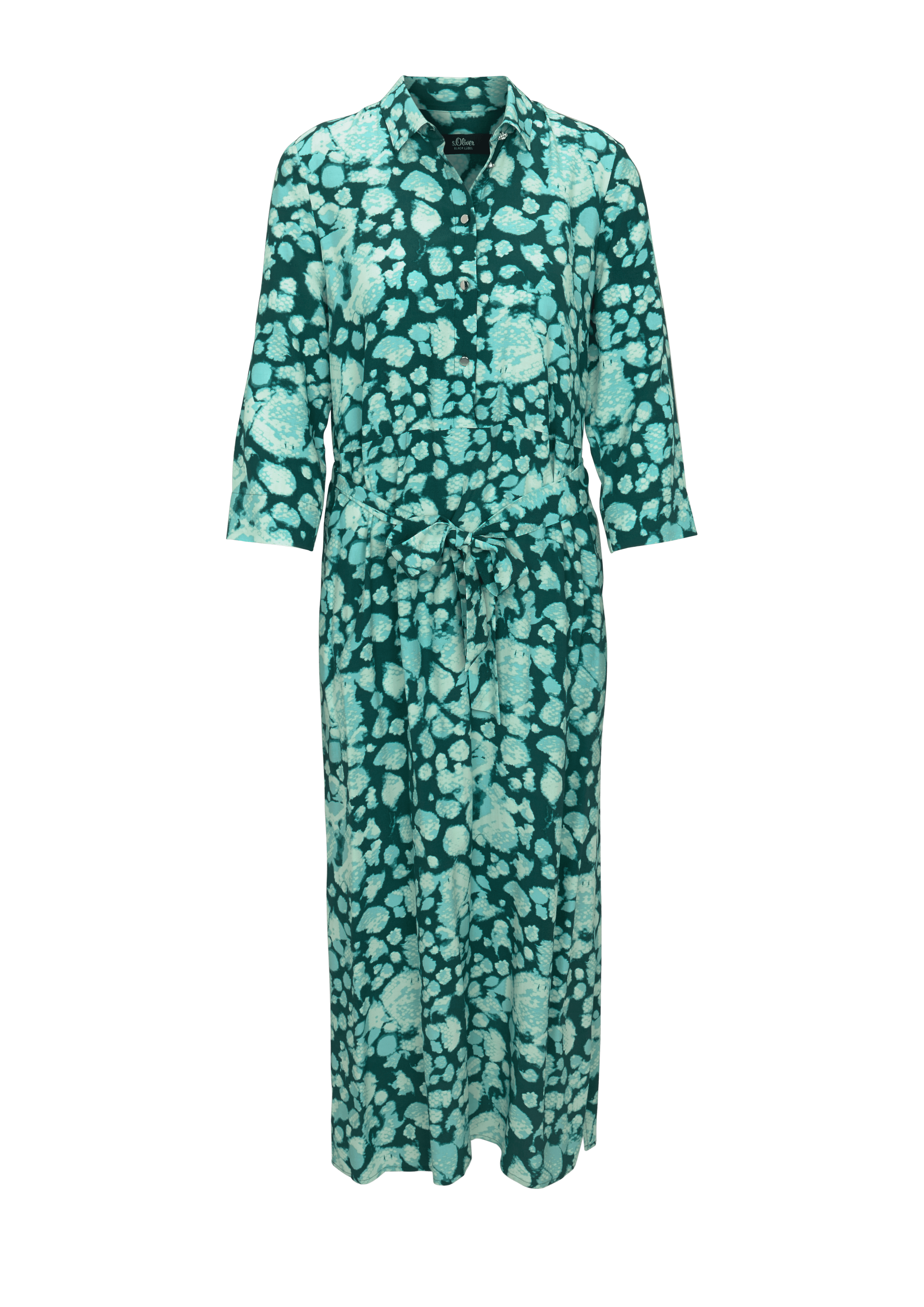 Hemdblusenkleid mit Allovermuster kaufen s.Oliver Shop