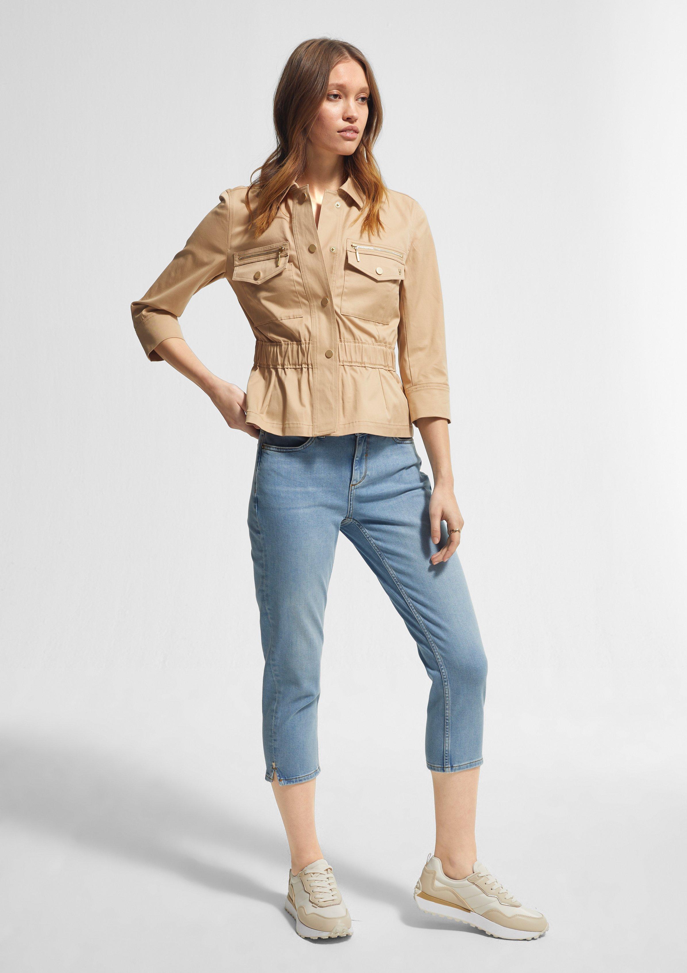 comma Skinny Fit Capri aus Jeans