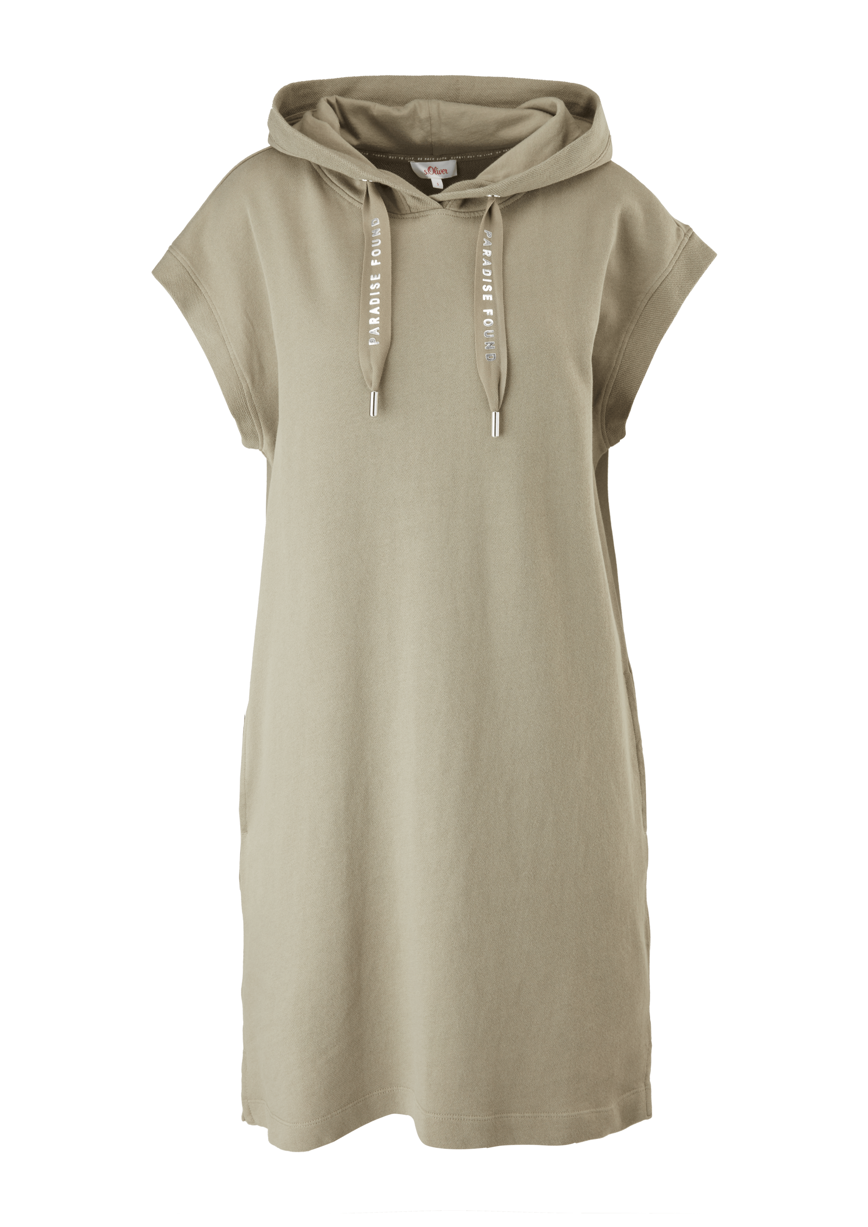 Damen HoodieKleid aus Sommersweat tannengrün www.soliver.at