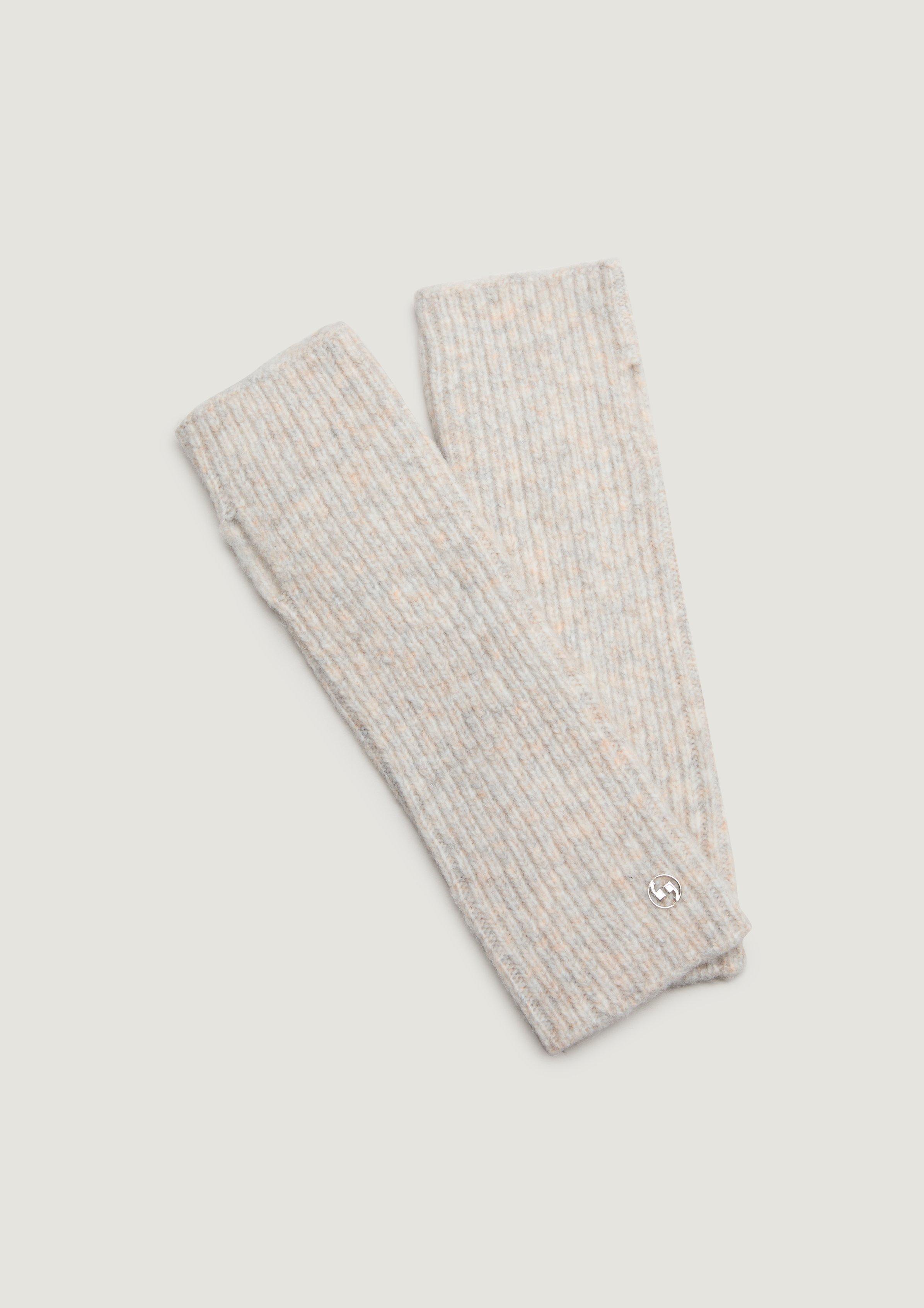 comma Wrist warmers with wool