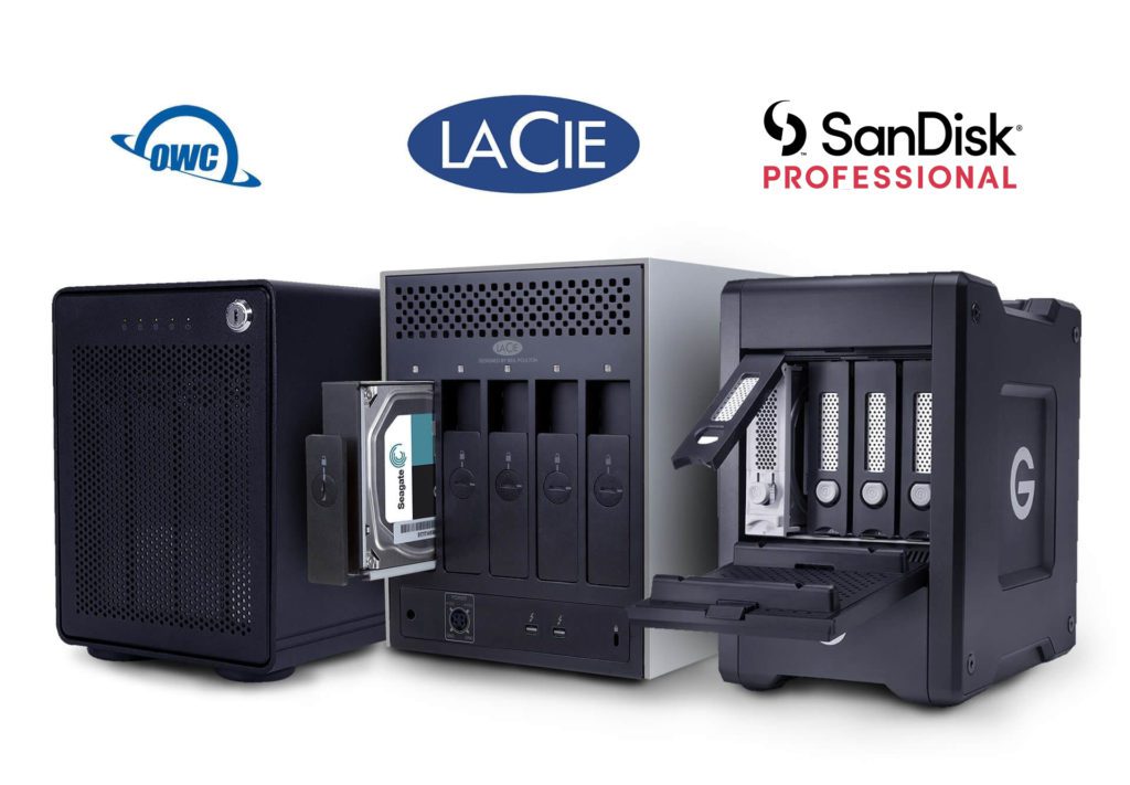 External Hard Drives Media Storage Group, Burbank LA