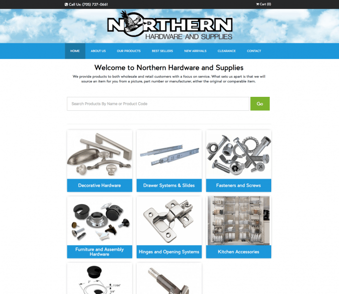 Northern Hardware Supply Custom site Media Suite Inc.