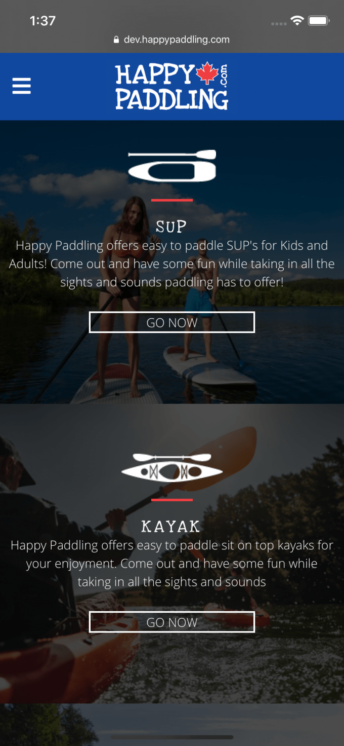 Happy Paddling Barrie  Development Project for Recreation Media