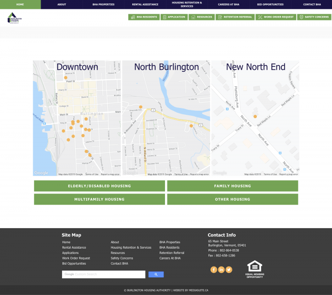 Burlington Housing Authority Media Suite Inc.