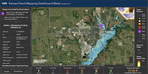 Researchers at KU launch new Kansas Flood Mapping Dashboard