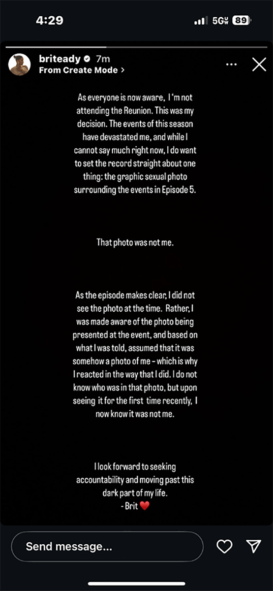 RHOA Reunion Chaos: Bravo Uncovers Truth On Leaked Brit Eady Pics