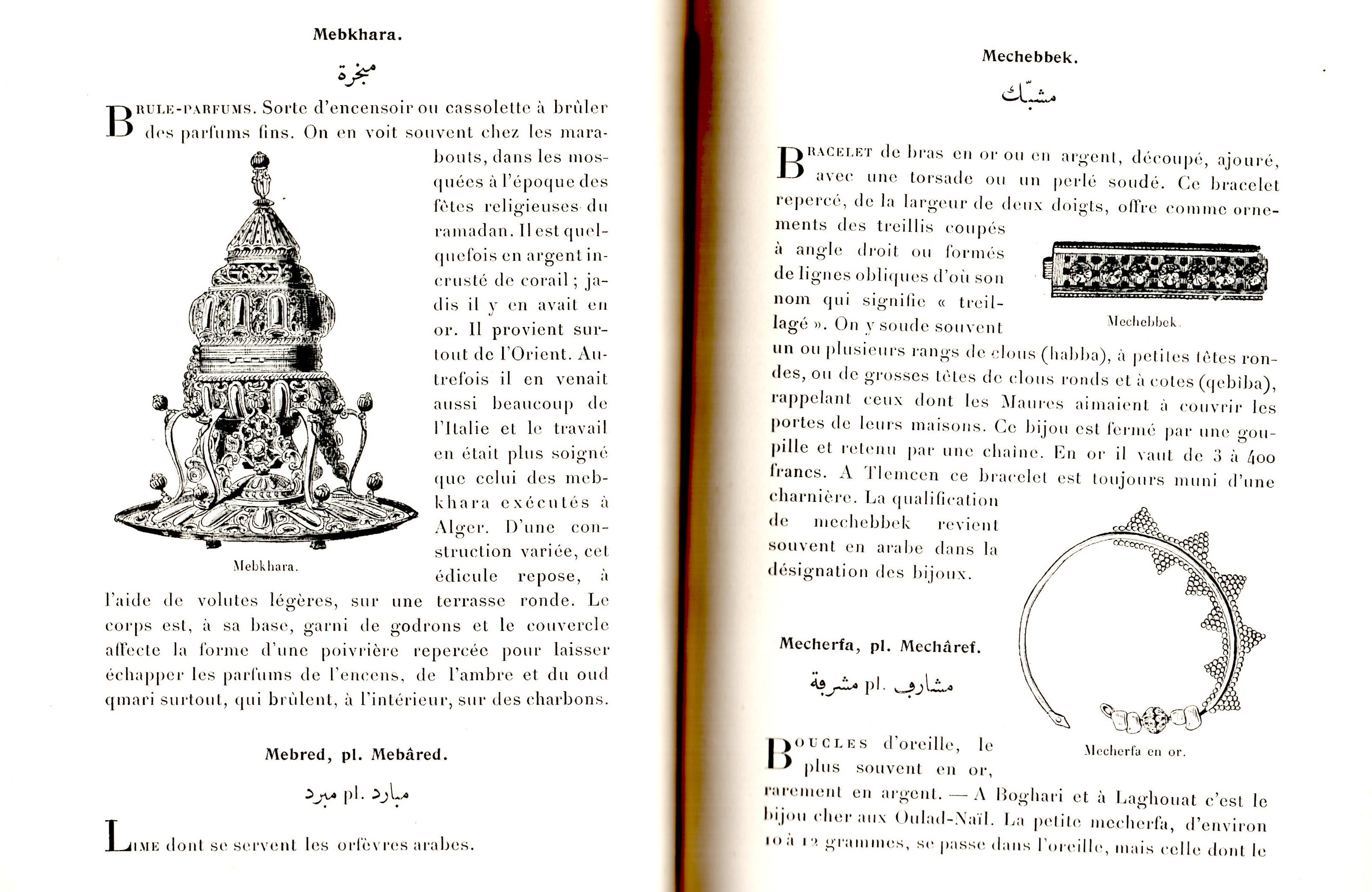 Dictionnaire Des Bijoux de l'Afrique Du Nord: Maroc, Alg rie, Tunisie.