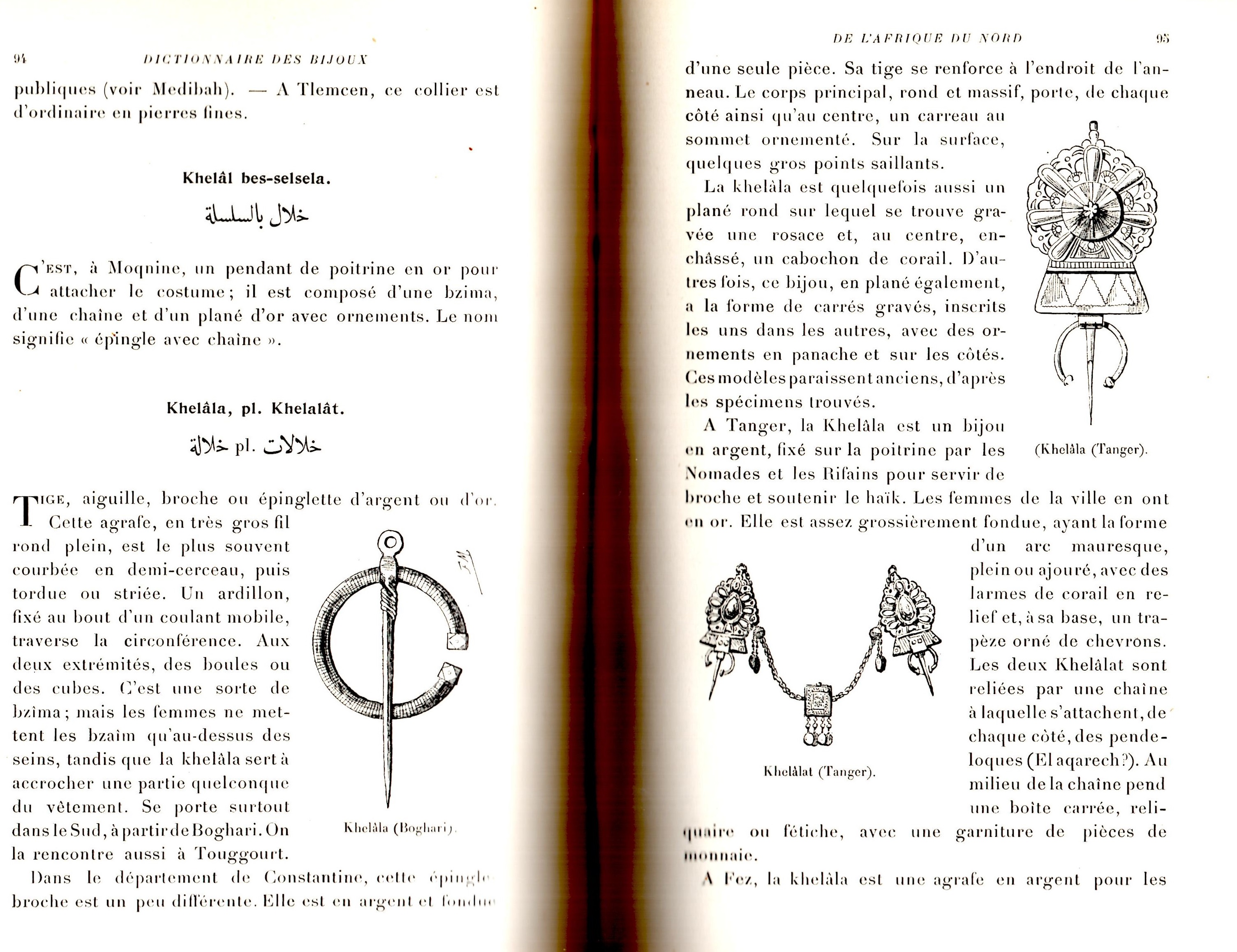 Dictionnaire Des Bijoux de L'Afrique Du Nord: Maroc,.