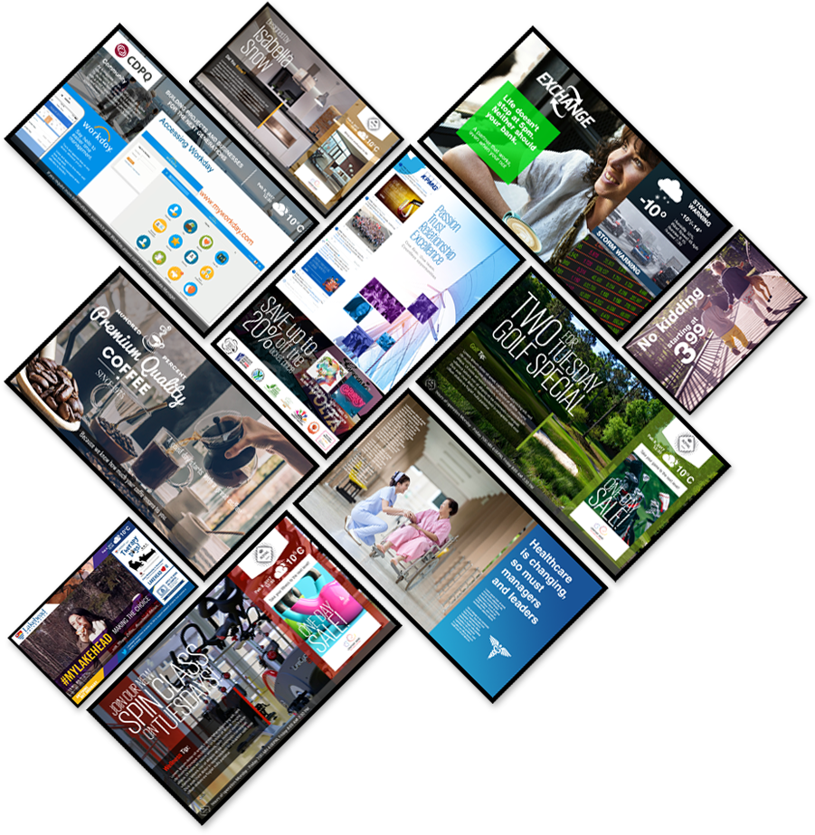 Digital Signage Content Creation Services MediaTile Digital Signage Solutions