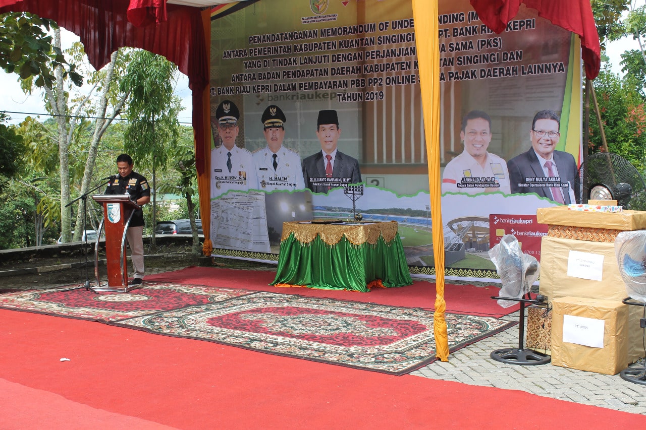 Launching PBBP2 Online Pemerintah Kabupaten Kuantan