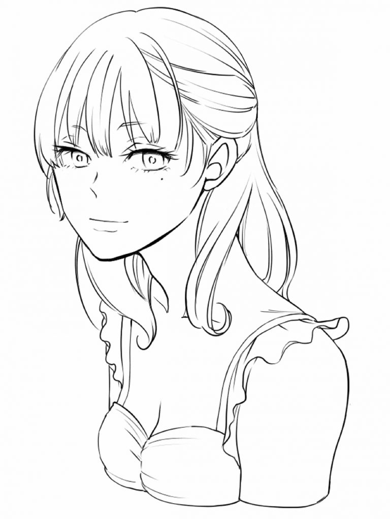How to use the clipping mask function to change the line art color
