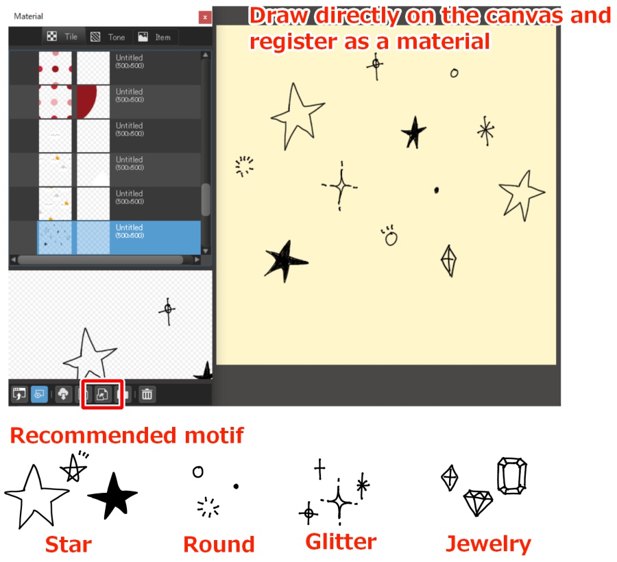 Let's make an original pattern with MediBang 4 [dot illustration
