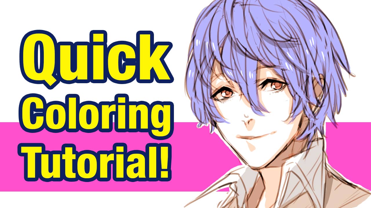 Quick Coloring Tutorial MediBang Paint the free digital painting and manga creation software