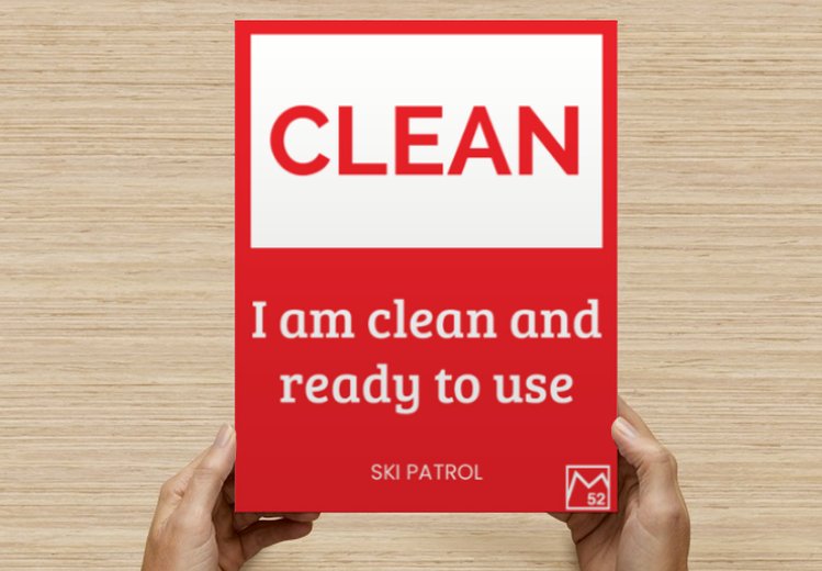 Clean / Dirty signs Medic52