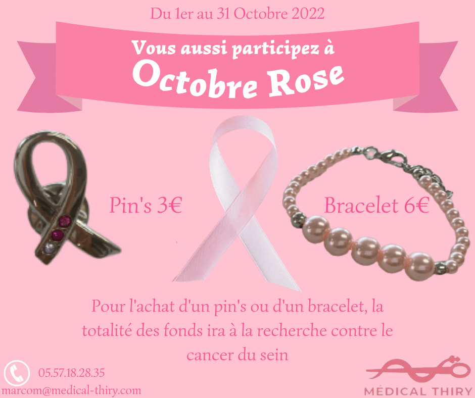 Bracelet Octobre Rose 2022 MedicalThiry