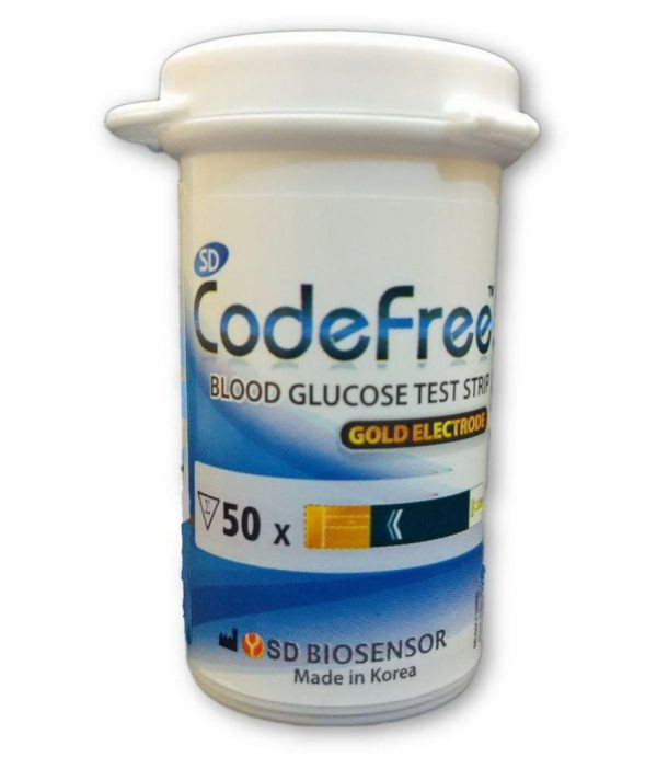Code Free, Blood Glucose Test Strips.