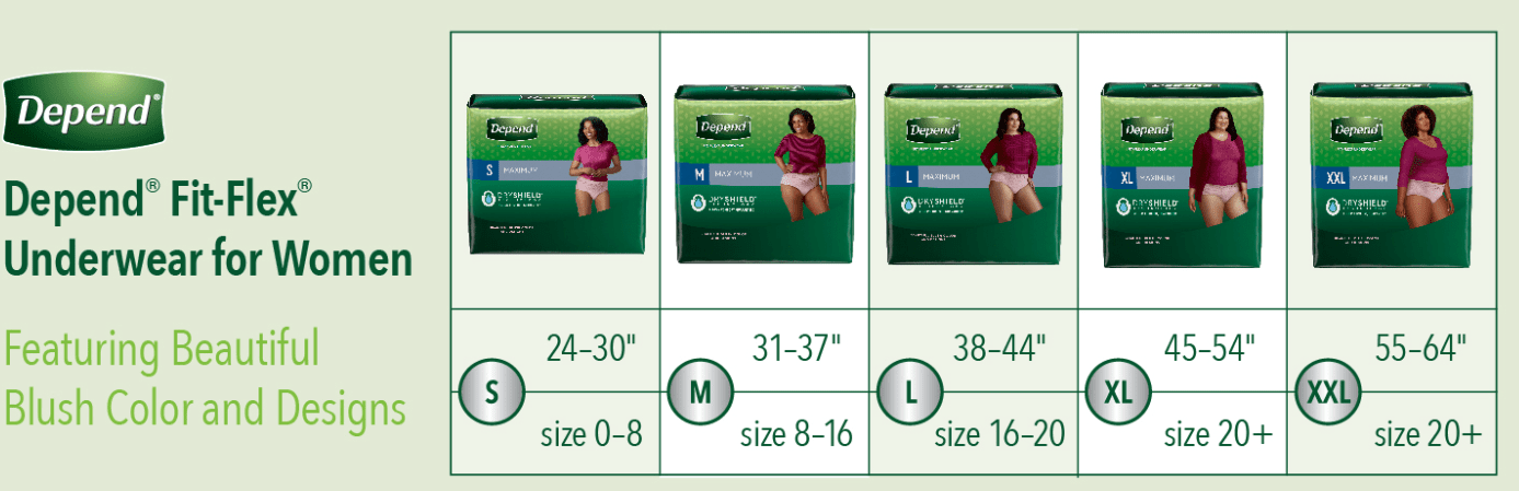 Buy Depend Fit-Flex Incontinence Underwear For Women: Maximum