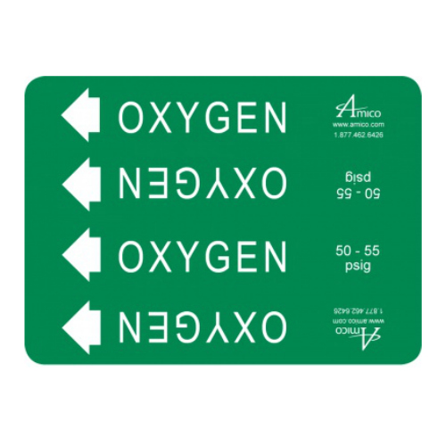 Ohio Medical 261645 Gas Label Kit Valve