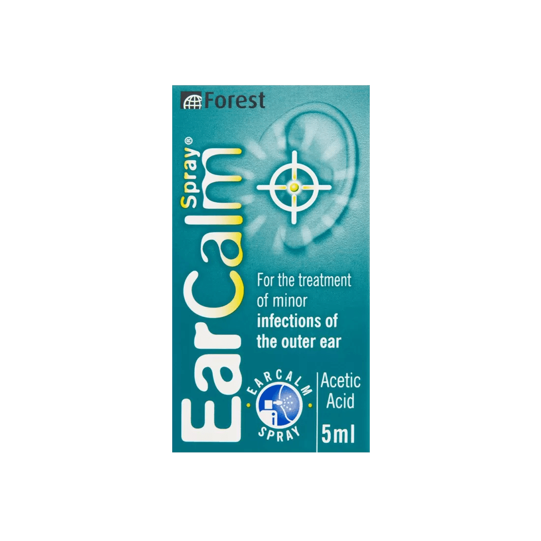 Earcalm Spray for Ear Infections 5ml Ear Ache Medicine