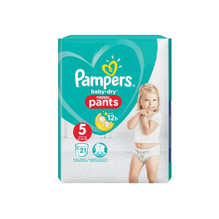 Pampers BabyDry Nappy Pants Size 5 21 Nappies Medicine Marketplace