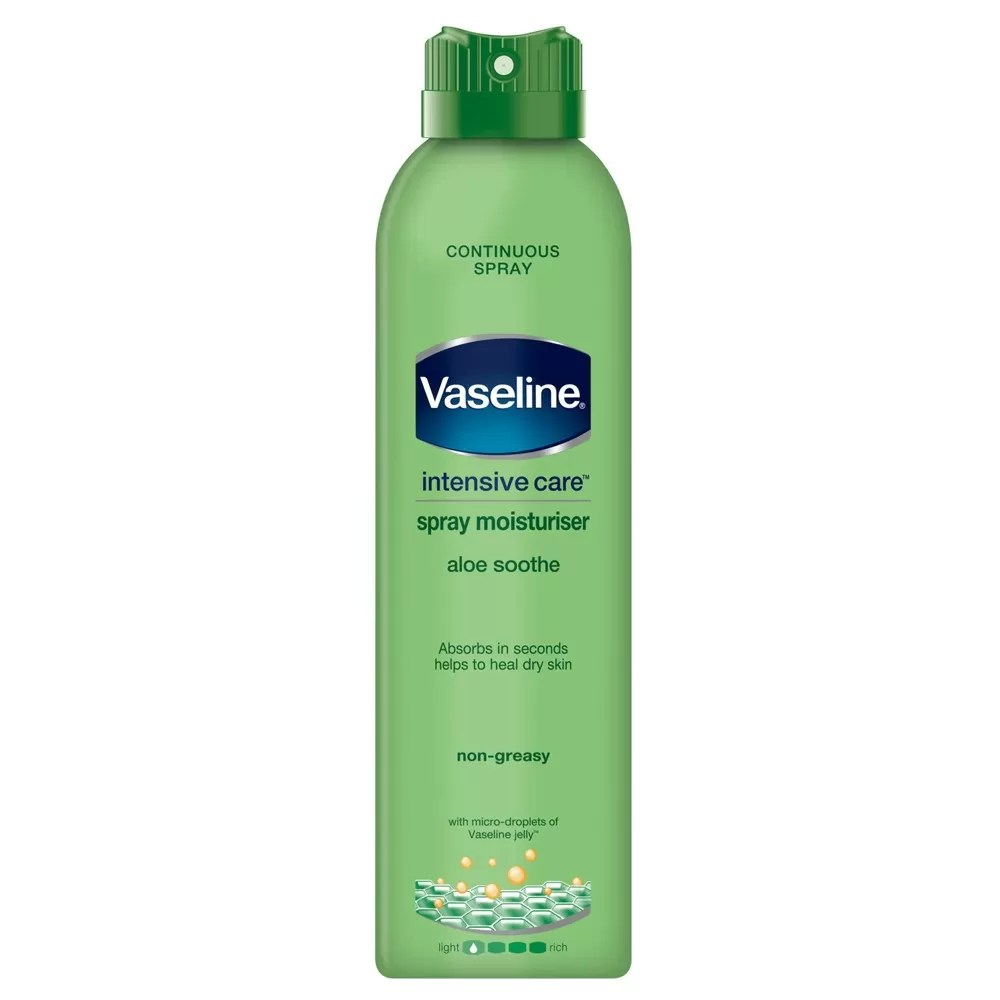 Vaseline Spray & Go Body Moisturiser Aloe Fresh 190ml Medicine
