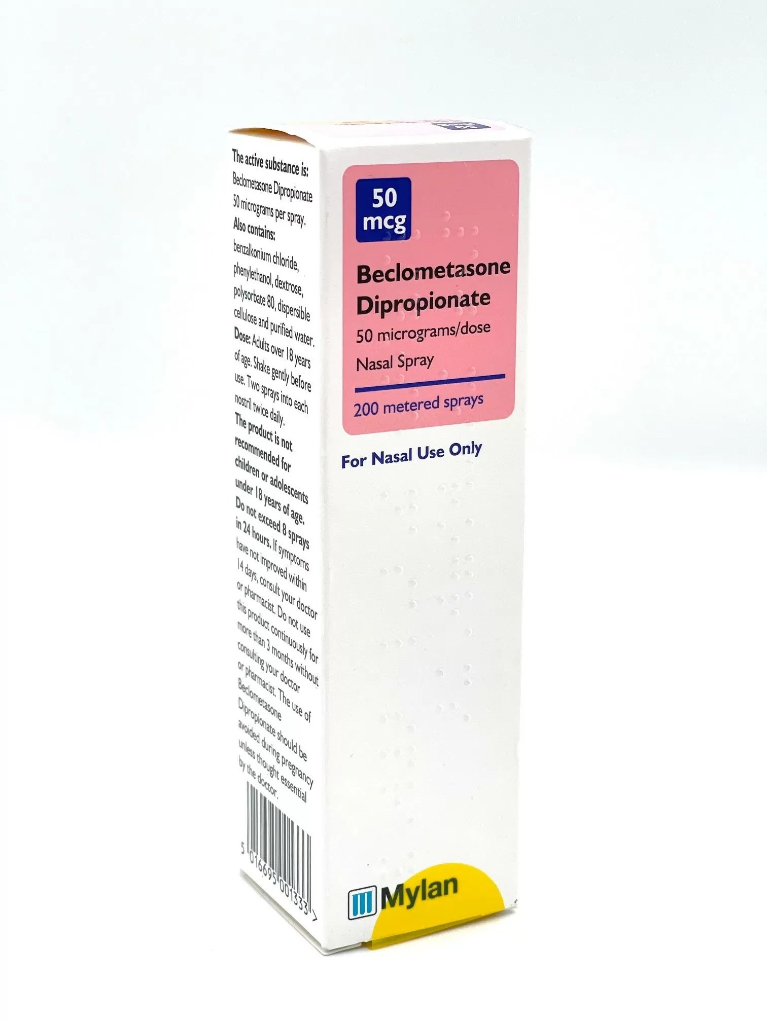 Beclometasone Hayfever & Allergy Relief Nasal Spray 200 Dose