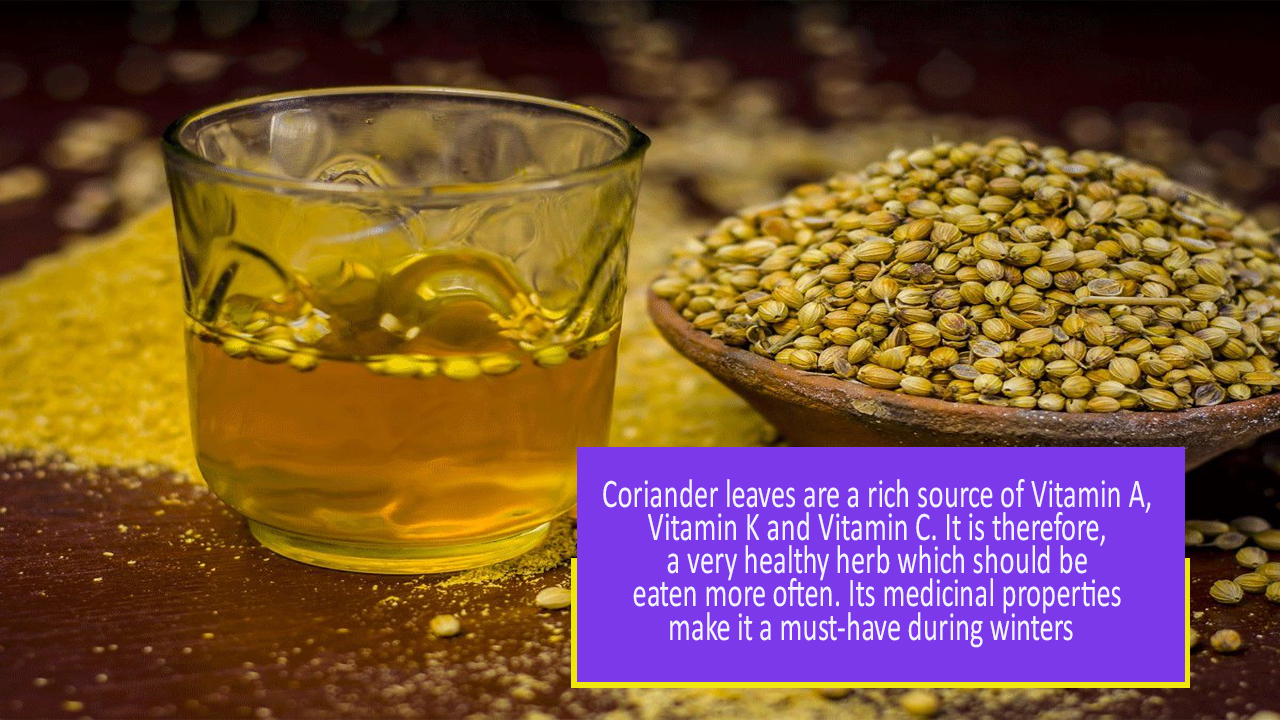 Photo Feature Know your Herbs! Coriander Water Benefits