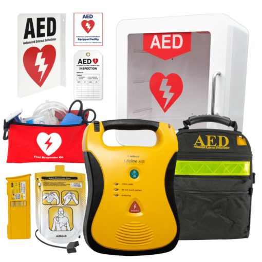 Defibtech Lifeline AED Defibrillator Semi Automatic Package Medic
