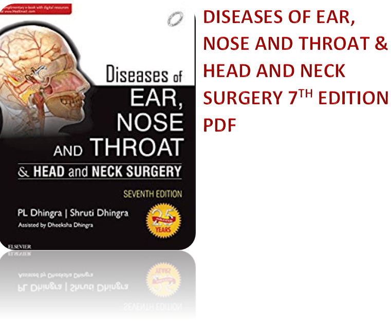 DHINGRA DISEASES Of EAR, NOSE and THROAT 7TH Edition PDF FREE DOWNLOAD