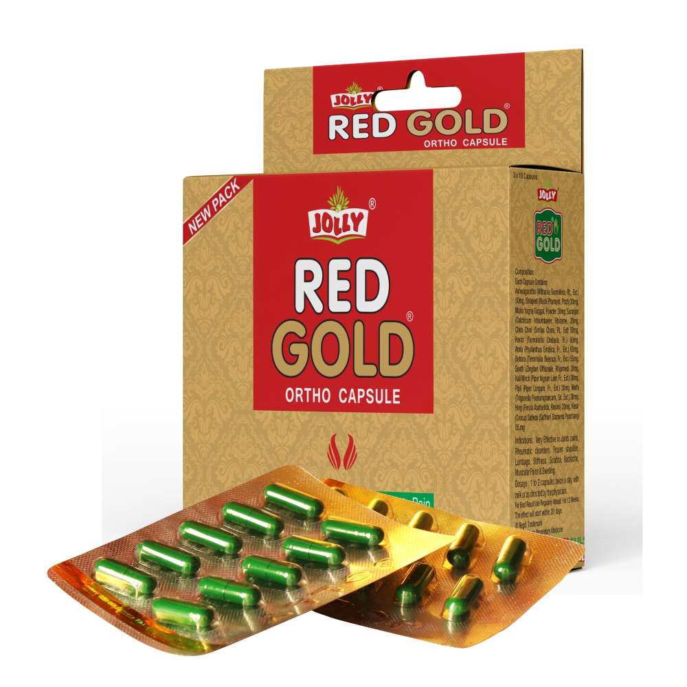 Jolly Red Gold Ortho Capsules Pack of 1 medikartindia