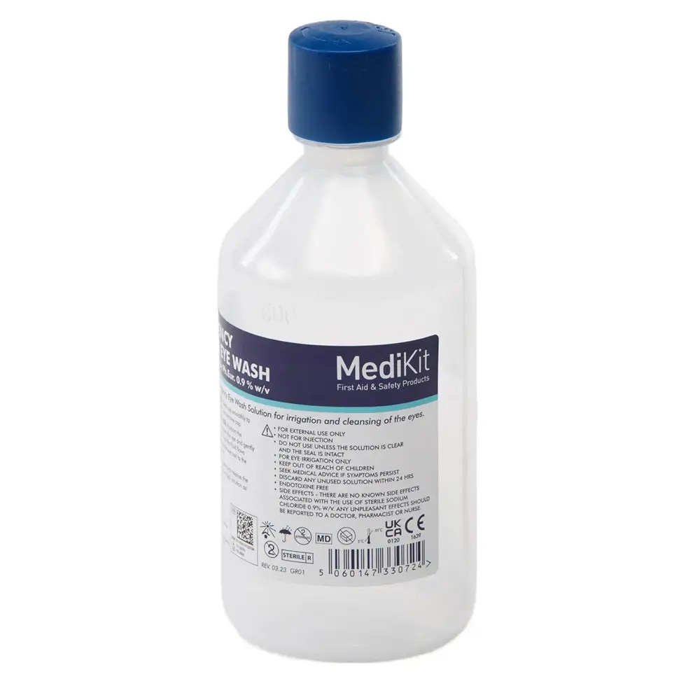 Sterile Eye Wash Solution 500ml MediKit