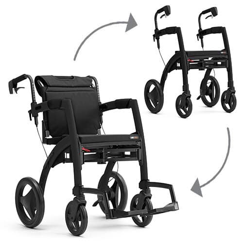 Rollz Motion Walker/Wheelchair 2 In 1 Medimart