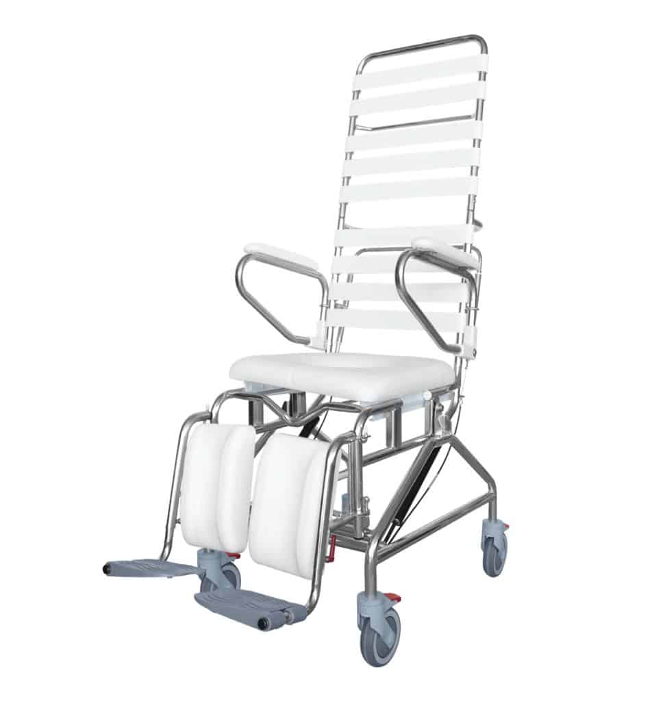 KCare Tilt In Space Shower Commode with Swingaway Footrests Medimart