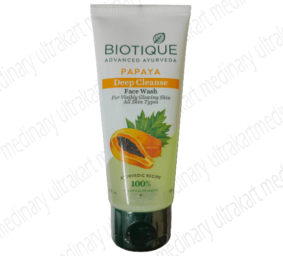 BIOTIQUE PAPAYA Face Wash 100 ml Medinary Ultrakart