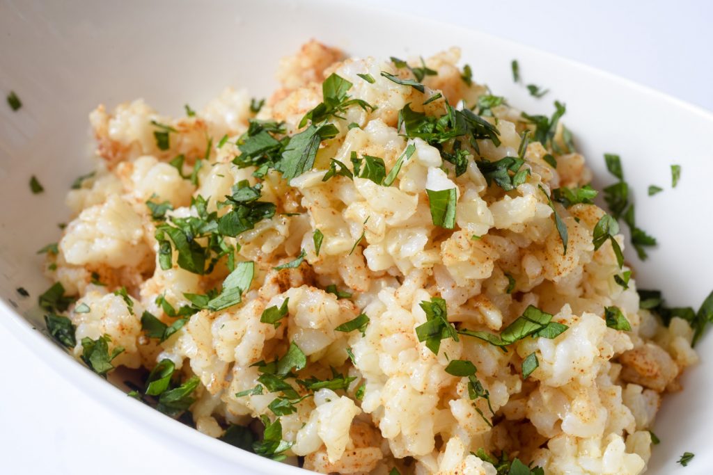 Spicy Garlic Rice Med Instead of Meds