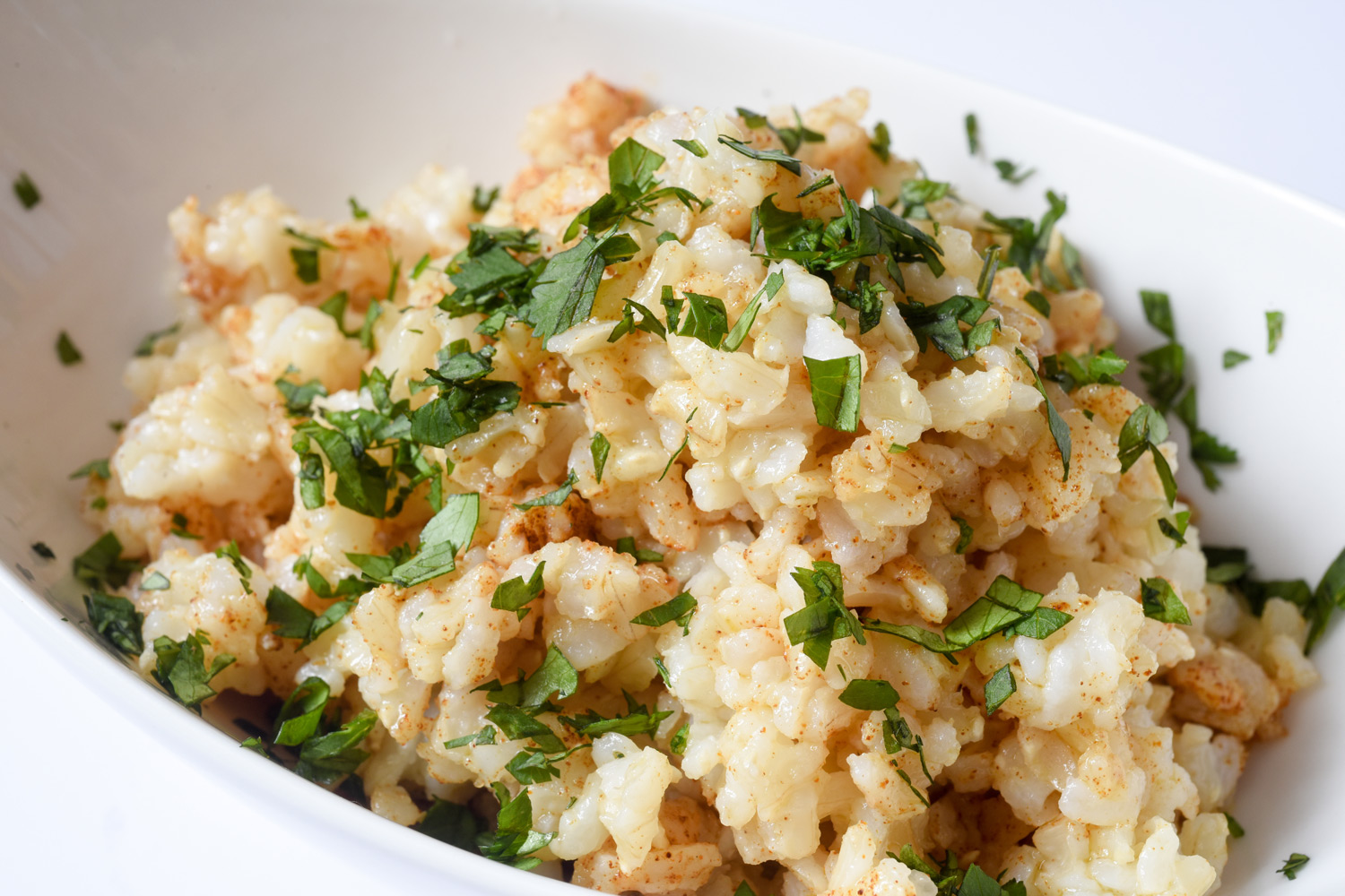 Spicy Garlic Rice Med Instead of Meds