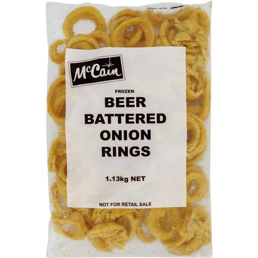 Onion Rings Beer Battered McCain 1.13kg Mediterranean Wholesale Foods