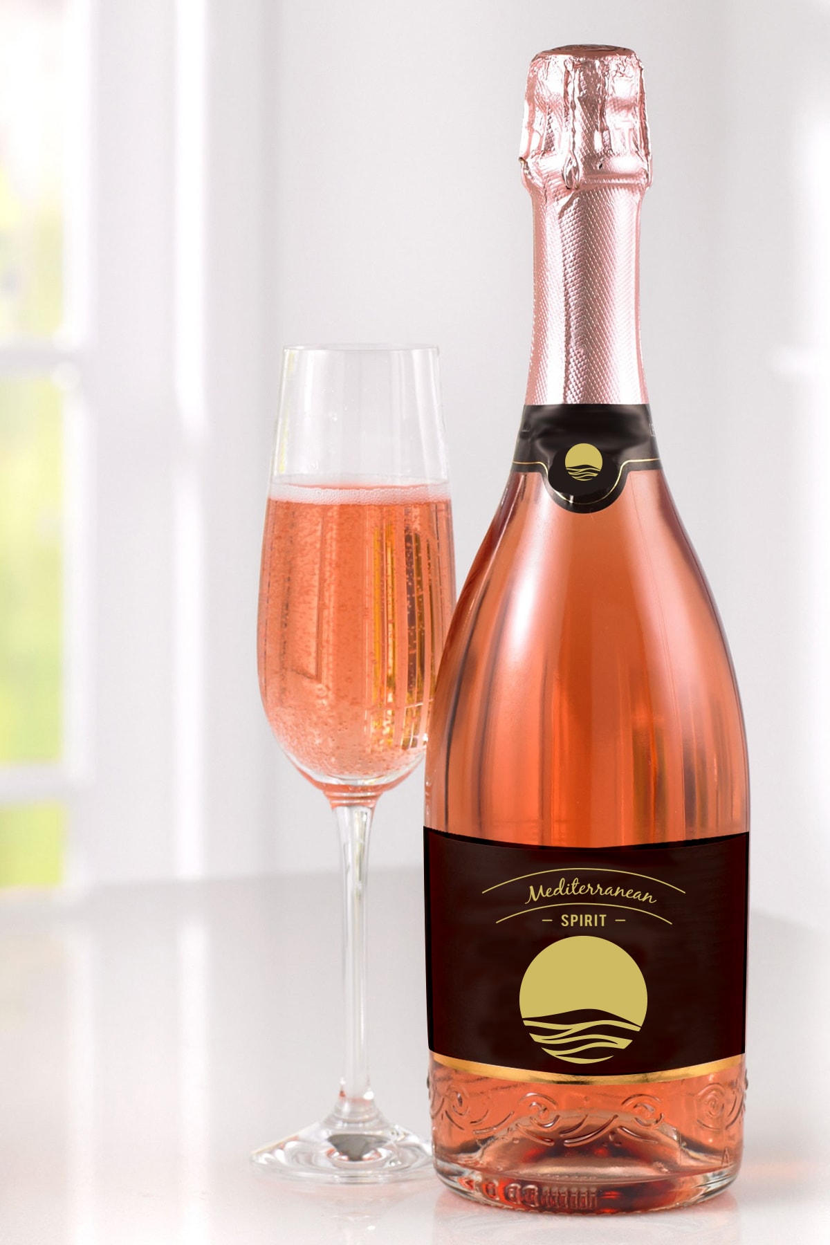 Mediterranean Spirit Rose Wine Spanish Quality