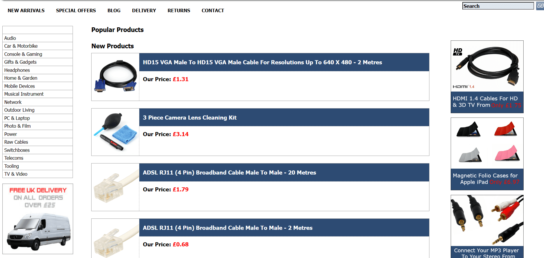 UK Cables, switchboxes, tooling, everything electricity email list