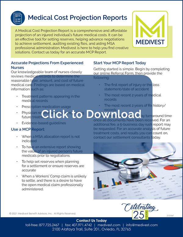 Medical Cost Projection Reports Download Our Brochure