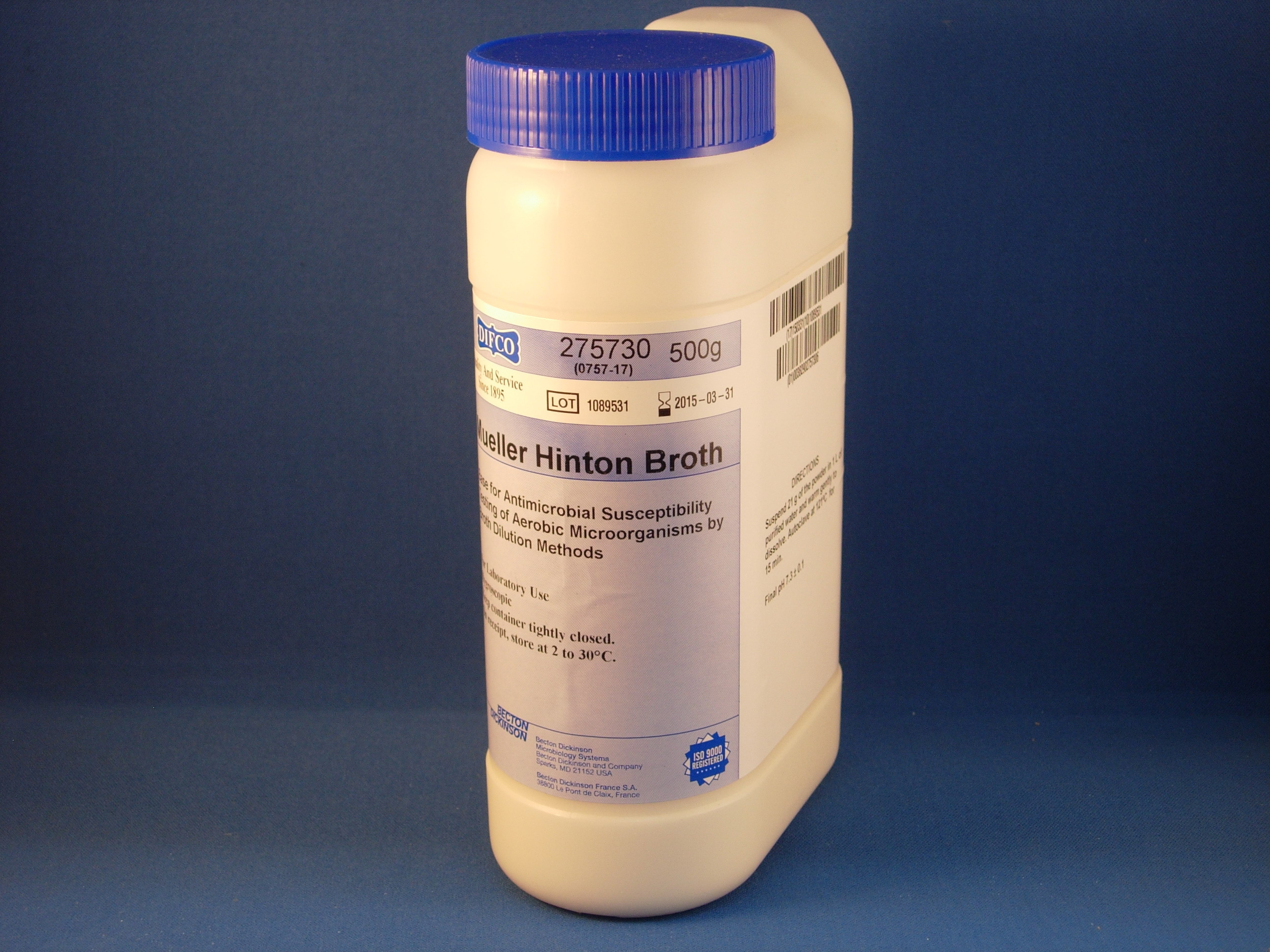 Agar Difco Mueller Hinton Medix ®, your online laboratory supply shop