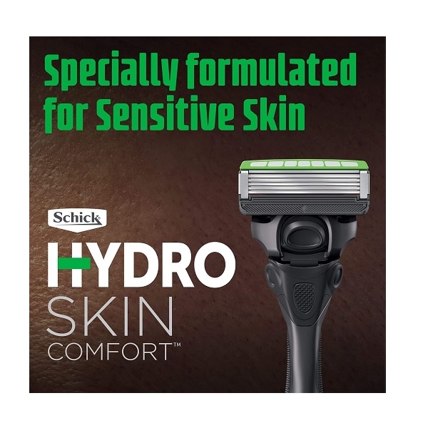 Schick Hydro Skin Comfort Sensitive Razor & 2 Refills, 1Count Medpick
